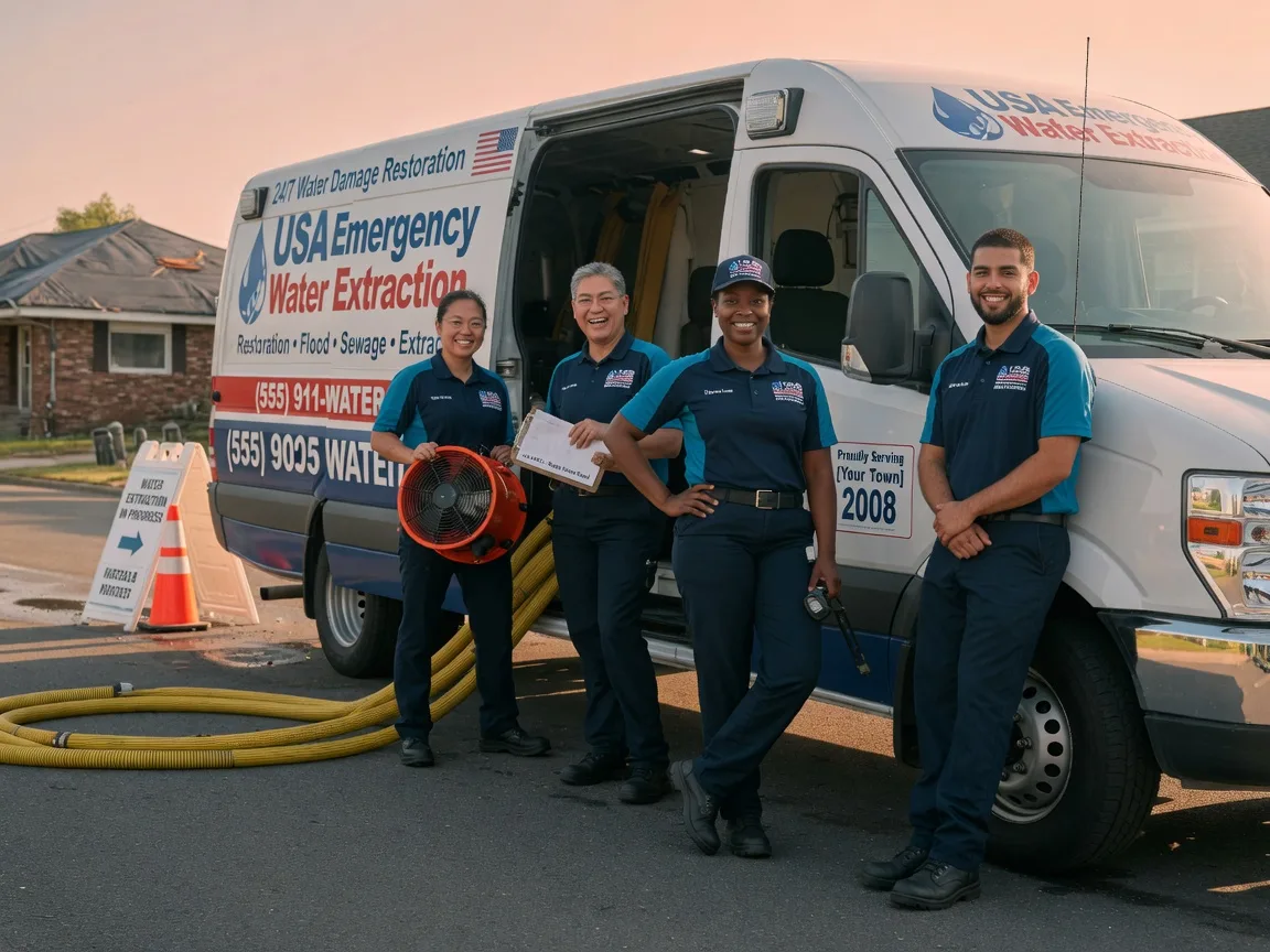 Emergency Water Removal company in Provencal, LA